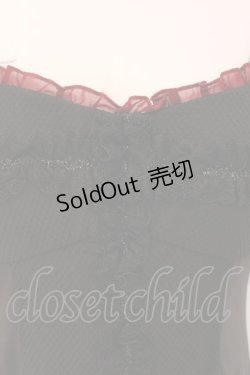 画像2: Qutie Frash / ダイヤアシメワンピース  ブラック×レッド O-25-01-28-054-QU-OP-IG-OS