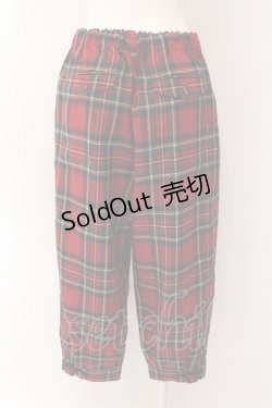 画像3: Jane Marple Dans Le Salon / ウールタータンチェックニッカボッカーズ M アカ O-25-01-28-002-JM-PA-IG-ZT064