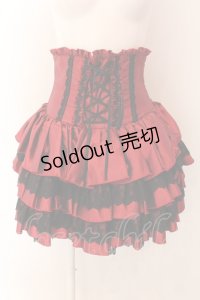 ATELIER PIERROT / ミニコルセットスカート  ワイン O-25-01-28-015-EL-SK-OW-OS