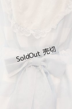 画像5: mellfy memory / Fairy love Gingham check ワンピース  サックス O-25-01-28-017-LO-OP-IG-OS