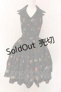 ATELIER PIERROT / Royal Crownベストワンピース  ブラック O-25-01-28-019-EL-OP-IG-OS