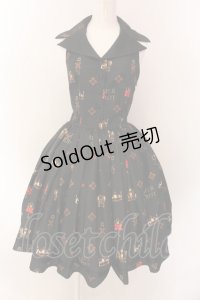 ATELIER PIERROT / Royal Crownベストワンピース  ブラック O-25-01-28-019-EL-OP-IG-OS