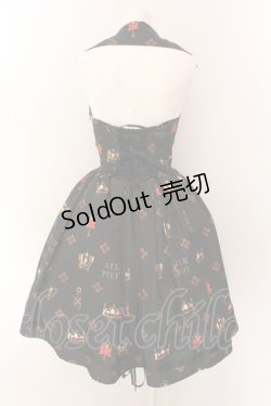 画像4: ATELIER PIERROT / Royal Crownベストワンピース  ブラック O-25-01-28-019-EL-OP-IG-OS