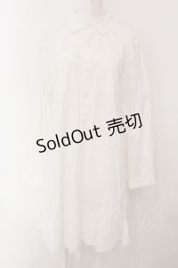 Candy Stripper / UNFOLD SHIRTワンピース 2 オフホワイト O-25-01-29-001-PU-OP-IG-ZI