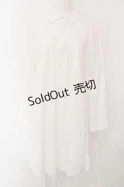 画像1: Candy Stripper / UNFOLD SHIRTワンピース 2 オフホワイト O-25-01-29-001-PU-OP-IG-ZI