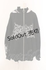 REFLEM / 猫耳ジップアップパーカー F ブラック O-25-01-29-030-PU-TO-YM-ZI