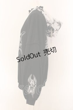画像2: REFLEM / 猫耳ジップアップパーカー F ブラック O-25-01-29-030-PU-TO-YM-ZI