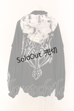 画像3: REFLEM / 猫耳ジップアップパーカー F ブラック O-25-01-29-030-PU-TO-YM-ZI