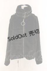 REFLEM / テープデザインクロップドファージャケット FREE ブラック O-25-01-29-035-PU-CO-IG-ZT-C013