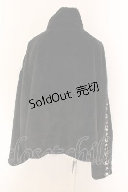 画像3: REFLEM / テープデザインクロップドファージャケット FREE ブラック O-25-01-29-035-PU-CO-IG-ZT-C013