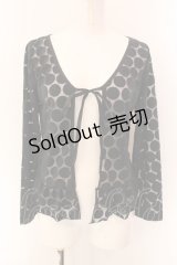 MIHO MATSUDA / ドットシースルーボレロ  クロ O-25-01-29-010-GO-TO-IG-OS