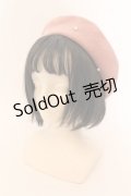 Maison de FLEUR / パールフェルトベレー帽 F ピンク O-25-01-29-107-LO-AC-YM-OS