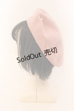 画像3: Maison de FLEUR / パールフェルトベレー帽 F ピンク O-25-01-29-107-LO-AC-YM-OS
