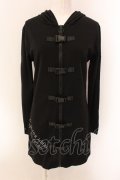 NieR Clothing / 5BUCKLE STYLISH ZIP OUTER F ブラック O-25-01-29-023-PU-TO-OW-OS