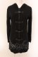 画像1: NieR Clothing / 5BUCKLE STYLISH ZIP OUTER F ブラック O-25-01-29-023-PU-TO-OW-OS (1)
