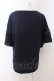 画像3: axes femme / レース×コットン袖カットプルオーバー F ネイビー O-25-01-30-062-AX-TO-IG-OS (3)