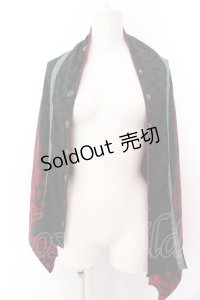 Qutie Frash / 万能ポンチョ  レッド×ブラック O-25-01-30-008-QU-TO-IG-OS