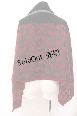 画像2: Qutie Frash / 万能ポンチョ  レッド×ブラック O-25-01-30-008-QU-TO-IG-OS