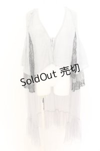 axes femme / フェリーク風ジレ F グレー×ブラック O-25-01-30-098-AX-TO-OW-OS