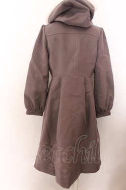 画像3: axes femme / パネル刺繍ダッフルコート M ラベンダーブラウン O-25-01-30-011-AX-CO-OW-ZT-C038