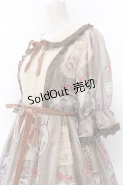 画像2: 【SALE】axes femme Kawaii / ティティ×ベアファミリーワンピース M ブラウン O-25-01-30-120-AX-OP-OW-ZT513