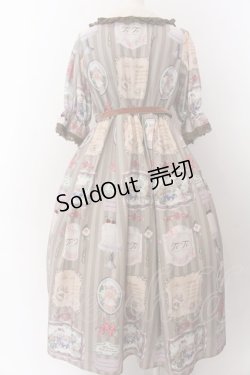 画像3: 【SALE】axes femme Kawaii / ティティ×ベアファミリーワンピース M ブラウン O-25-01-30-120-AX-OP-OW-ZT513