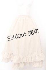 FLC / 皆方由衣コラボティアードスカート L アイボリー O-25-01-30-003-EL-SK-OW-OS