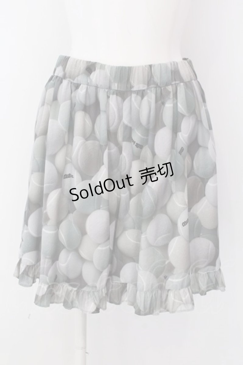 画像1: 【SALE】MILK / TENNIS GIRLキュロット  グレーカラフル O-25-01-31-001-ML-PA-OW-ZT456 (1)
