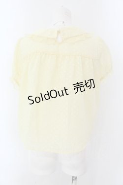 画像4: DOZE SHEEP（海外ロリィタブランド） / ドビーシフォンブラウス  イエロー O-25-01-31-026-LO-BL-IG-OS