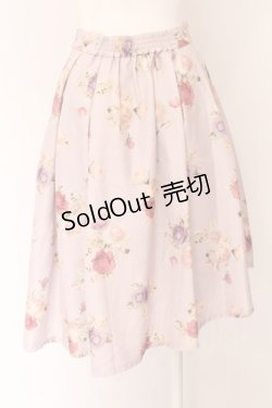 画像2: LIZ LISA / ローズ柄アシメスカート  ピンク O-25-01-31-1055-LO-TO-IG-OS
