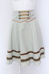 axes femme POETIQUE / ナポレオンフレアスカート M グリーン O-25-01-31-1064-AX-SK-OW-ZY