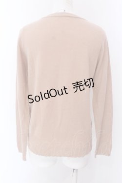 画像3: 【SALE】axes femme / Vネック起毛レースニットプルオーバー M ピンク O-25-01-31-1015-AX-TO-SZ-ZT222