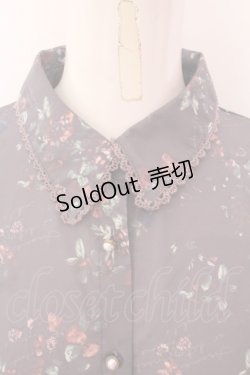 画像2: axes femme POETIQUE / ヴィンテージベリーシャツワンピース  チャコール O-25-01-31-1019-AX-OP-IG-OS