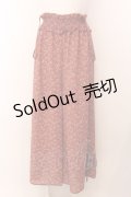 【SALE】axes femme / 小花柄さすぺんだーワイドパンツ M ピンクベージュ O-25-01-31-1026-AX-PA-IG-ZT035
