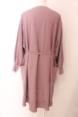 画像2: 【SALE】axes femme / レース切替割烹着 M 濃ピンク O-25-01-31-1032-AX-OP-IG-ZT145 (2)