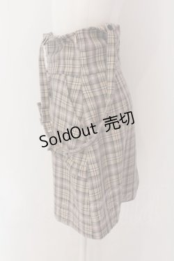 画像2: 【SALE】Bubbles / スピンドルチェックサススカート M ブラウン系 O-25-01-31-055-CA-SK-OW-ZT165