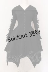 ATELIER BOZ / カトレアフードワンピース  ブラック O-25-01-31-058-EL-OP-OW-OS