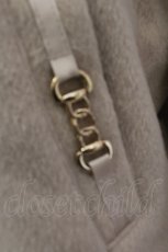 画像2: 【SALE】axes femme / ライダース風ショートコート M ベージュ O-25-01-31-2035-AX-CO-IG-ZTC039 (2)