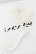 metamorphose / ラッセルレースクルーソックス  生成り O-25-01-31-2073-ME-ZA-IG-OS