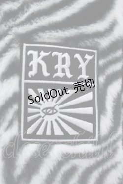 画像2: 【SALE】KRY CLOTHING / 「DOUBUTSU BZ」ファーブルゾン - ブラック×ホワイト O-25-01-31-2007-EL-CO-OW-ZT014