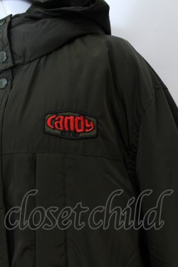 画像2: Candy Stripper / 胸ロゴダウンジャケット  カーキグリーン O-25-01-31-2008-PU-CO-IG-ZT-C012