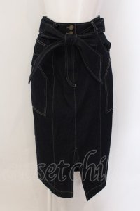 axes femme POETIQUE / デニムタイトスカート M インディゴ O-25-02-04-056-AX-SK-IG-ZY