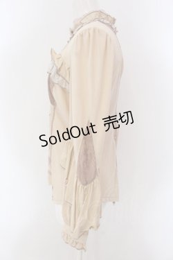 画像4: Ozz oneste / ローズエンブロイダリースタンドネックプルブラウス  オレンジ系 O-25-02-04-069-OO-TO-IG-OS