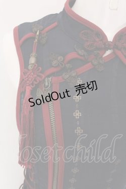 画像2: Ozz oneste / 颯流天月ノースリーブワンピース  ネイビー O-25-02-04-071-OO-OP-IG-OS