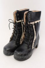 画像1: 【SALE】LOLITAその他 / レースアップブーツ 35 クロ O-25-02-04-083-LO-SH-OW-ZT273 (1)