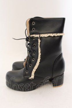 画像3: LOLITAその他 / レースアップブーツ 35 クロ O-25-02-04-083-LO-SH-OW-ZT273