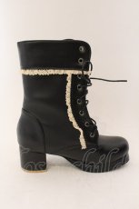 画像5: 【SALE】LOLITAその他 / レースアップブーツ 35 クロ O-25-02-04-083-LO-SH-OW-ZT273 (5)