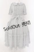 axes femme kawaii / ロマンティックフリルワンピース M グリーン O-25-02-04-013-AX-OP-OW-OS