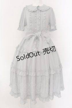 画像1: axes femme kawaii / ロマンティックフリルワンピース M グリーン O-25-02-04-013-AX-OP-OW-OS