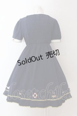 画像4: 星彩虹 / マリンプリントワンピース M ネイビー O-25-02-07-003-PU-OP-OW-OS